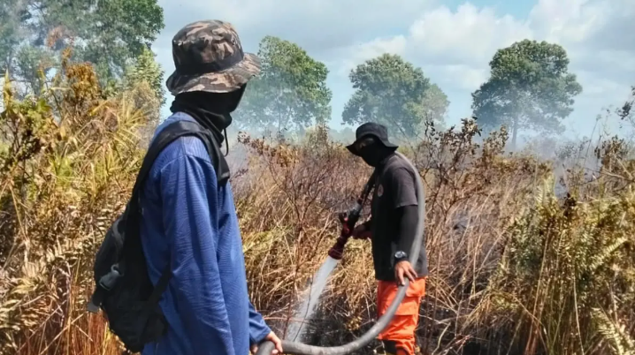 Titik Api Karhutla di Sukamara Mulai Menurun, Pemkab Tetap Minta Warga Waspada